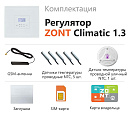 ZONT Climatic 1.3 Погодозависимый автоматический GSM / Wi-Fi регулятор (1 ГВС + 3 прямых/смесительных) с доставкой в Брянск