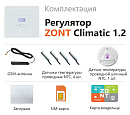 ZONT Climatic 1.2 Погодозависимый автоматический GSM / Wi-Fi регулятор (1 ГВС + 2 прямых/смесительных) с доставкой в Брянск